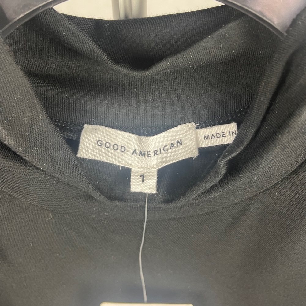 GOOD AMERICAN Good Touch Sleeveless Turtleneck Body-Con Midi Dress size … - Picture 4 of 5